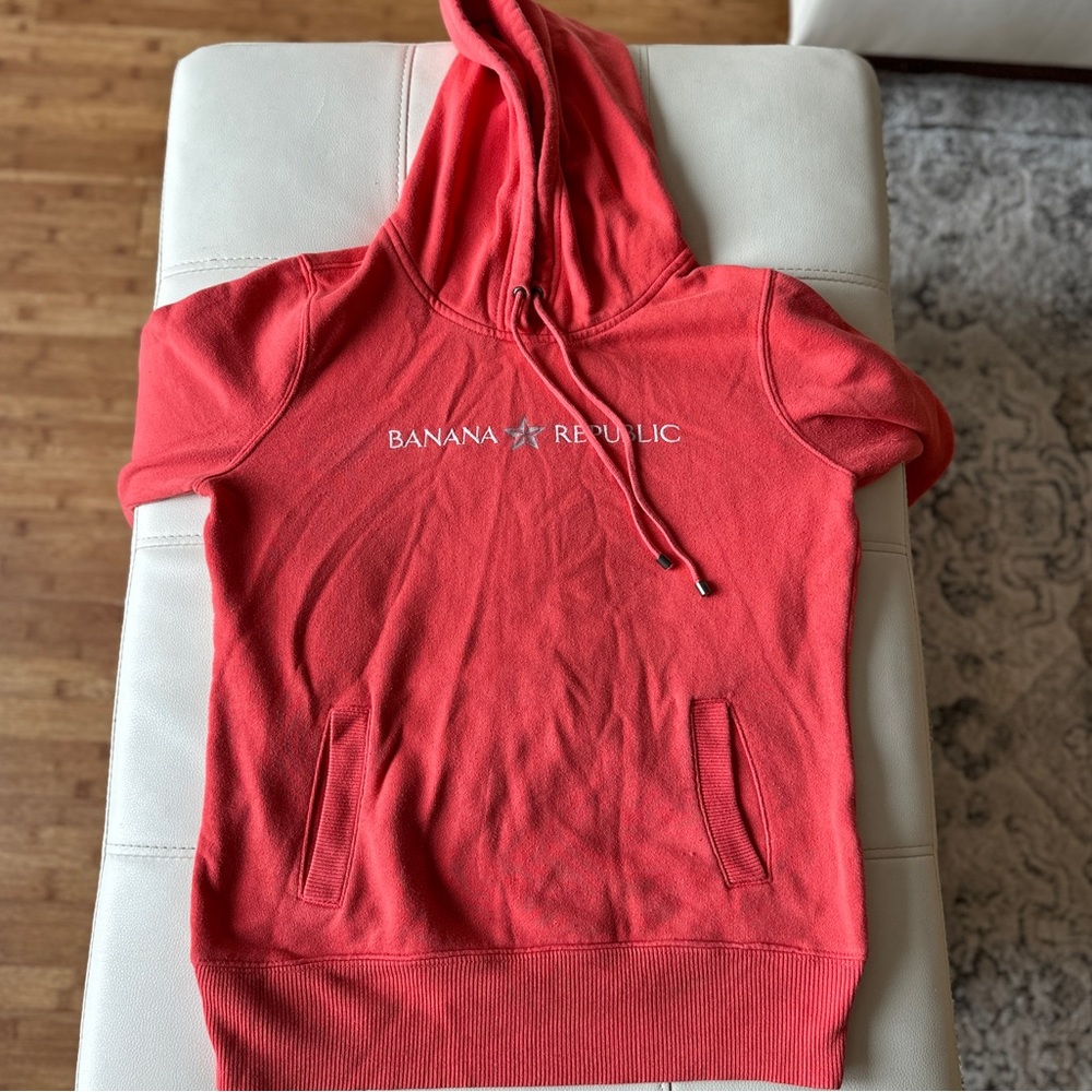 Banana Republic hoodie pink in size XS